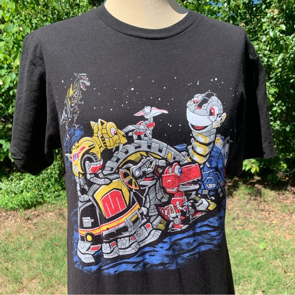 NWOT Funny Fusion/Hybrid “Power Rangers” meets “Land Before Time” Tee - Picture 14 of 14